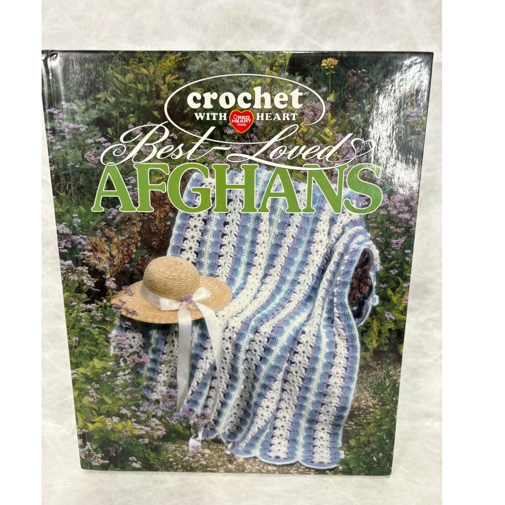 Crochet With Heart Best-Loved Afghans Book 49 Patterns Leisure Arts HC 2000